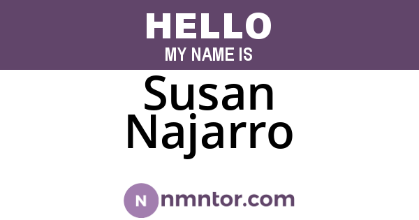 Susan Najarro