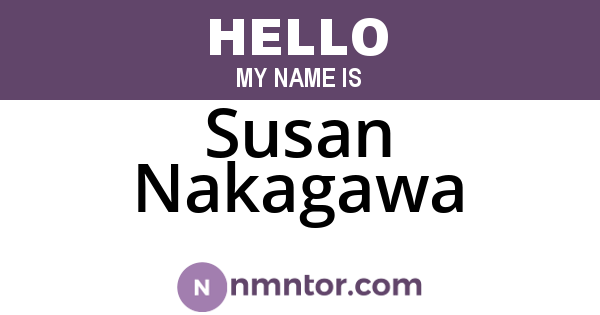 Susan Nakagawa