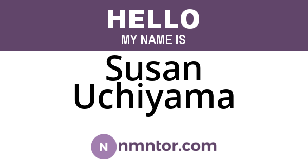 Susan Uchiyama