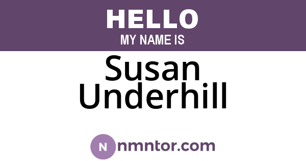 Susan Underhill