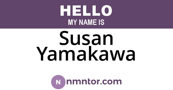 Susan Yamakawa