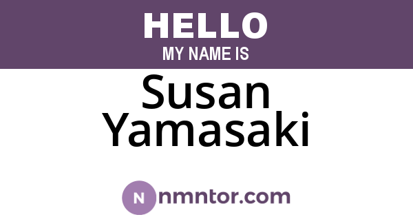 Susan Yamasaki