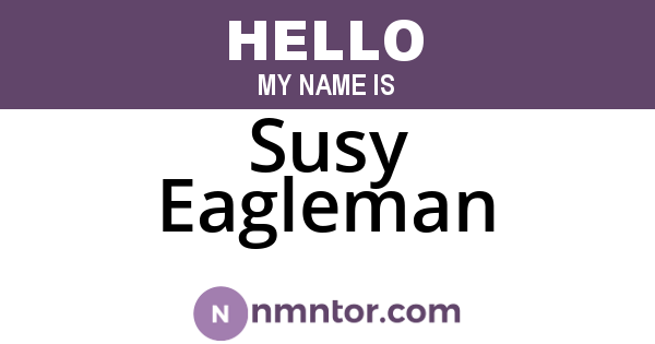 Susy Eagleman