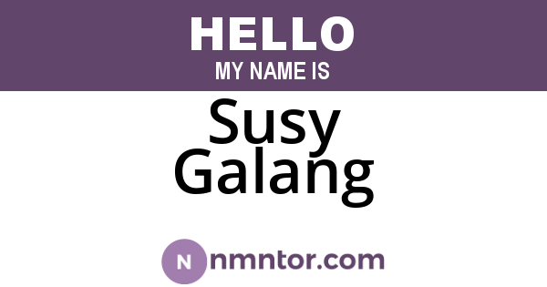 Susy Galang