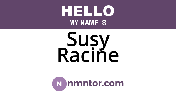 Susy Racine