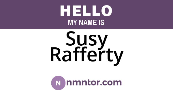 Susy Rafferty