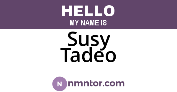 Susy Tadeo