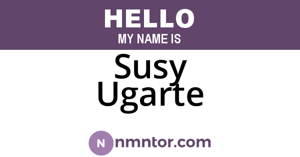 Susy Ugarte