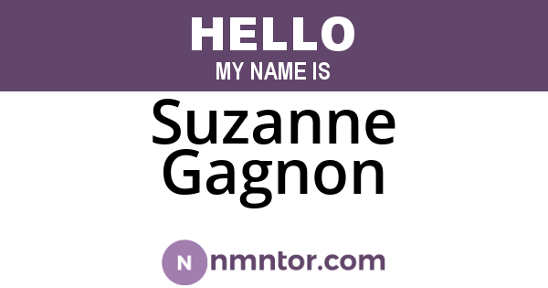 Suzanne Gagnon