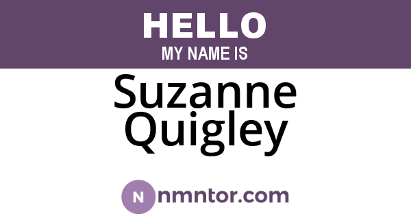 Suzanne Quigley