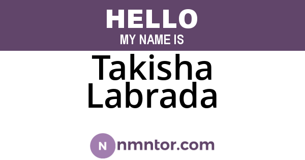 Takisha Labrada