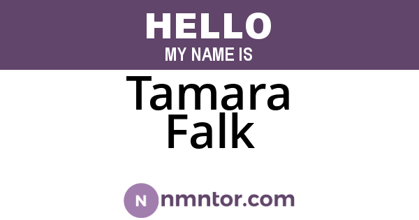 Tamara Falk