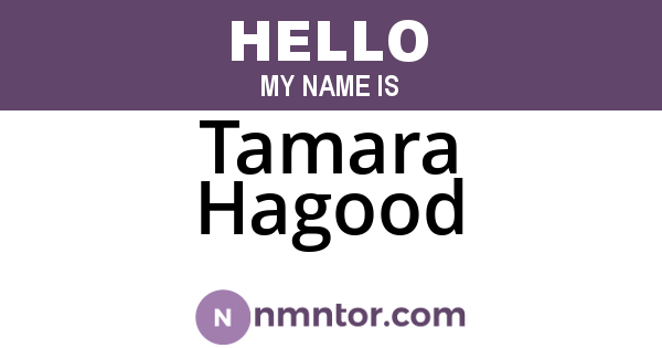 Tamara Hagood