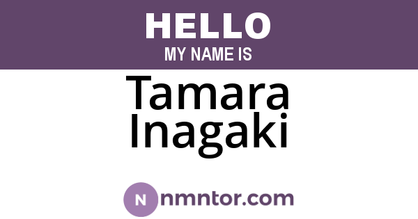 Tamara Inagaki