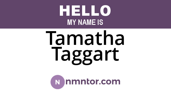 Tamatha Taggart