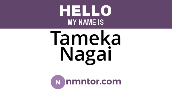 Tameka Nagai