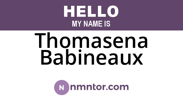 Thomasena Babineaux