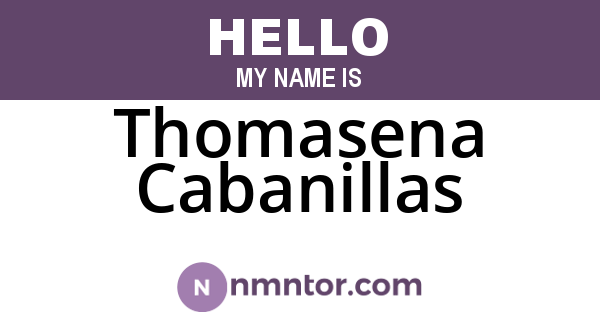 Thomasena Cabanillas