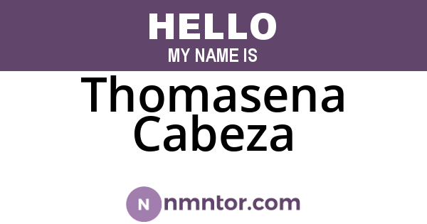 Thomasena Cabeza