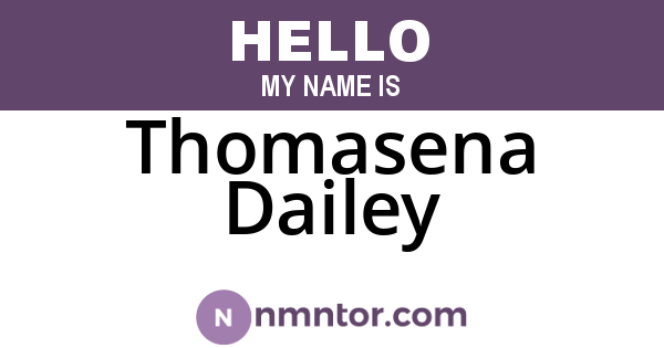 Thomasena Dailey
