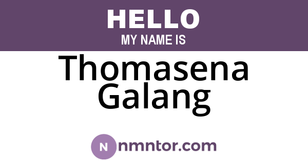 Thomasena Galang