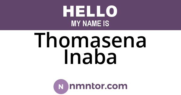Thomasena Inaba