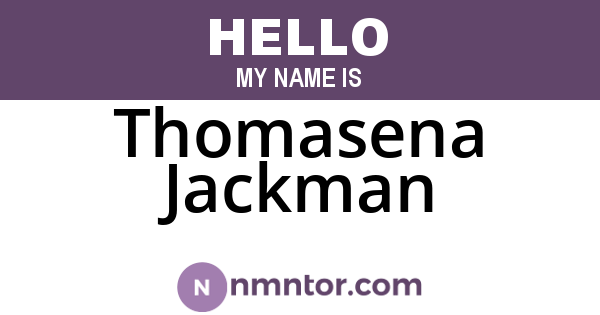 Thomasena Jackman