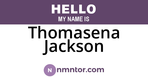 Thomasena Jackson