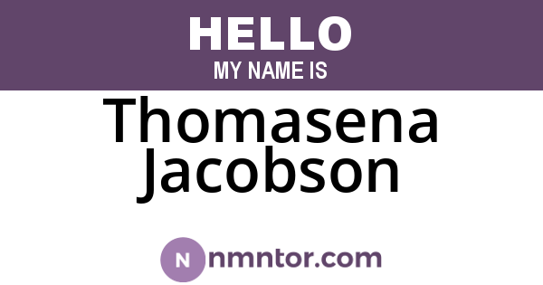 Thomasena Jacobson