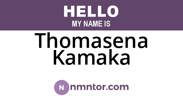 Thomasena Kamaka