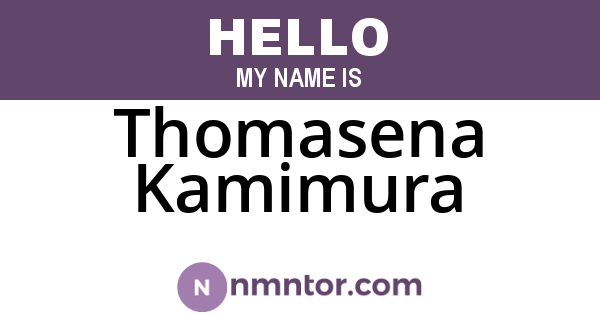 Thomasena Kamimura