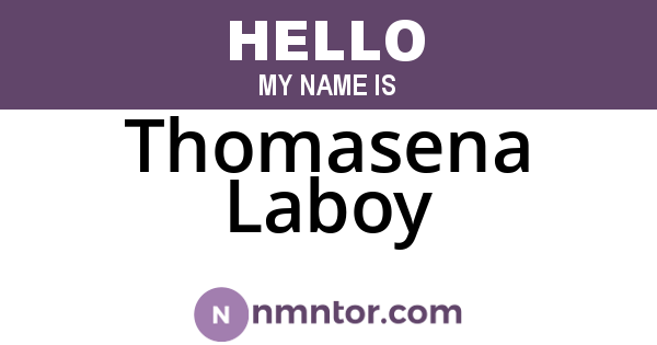 Thomasena Laboy