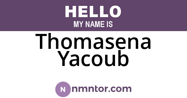 Thomasena Yacoub