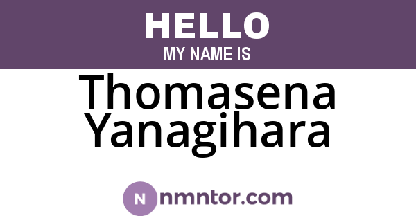 Thomasena Yanagihara