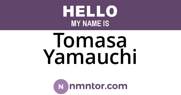 Tomasa Yamauchi