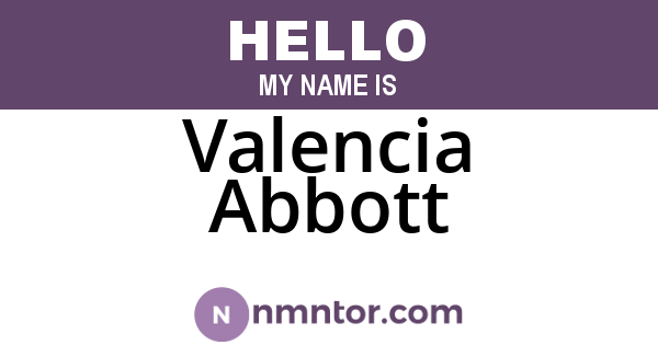 Valencia Abbott