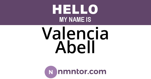 Valencia Abell