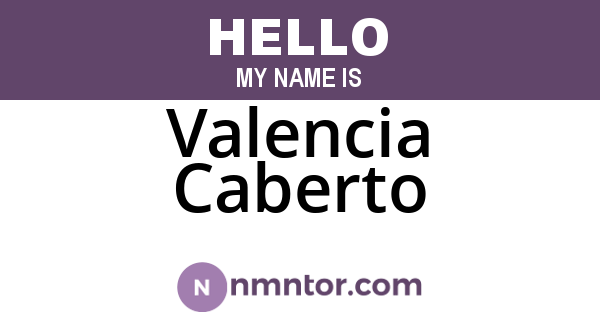 Valencia Caberto