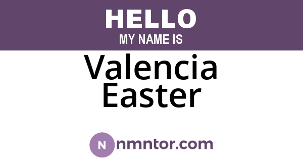 Valencia Easter