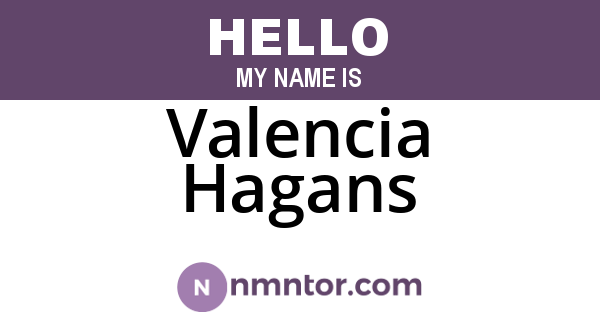 Valencia Hagans