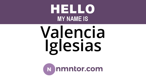 Valencia Iglesias