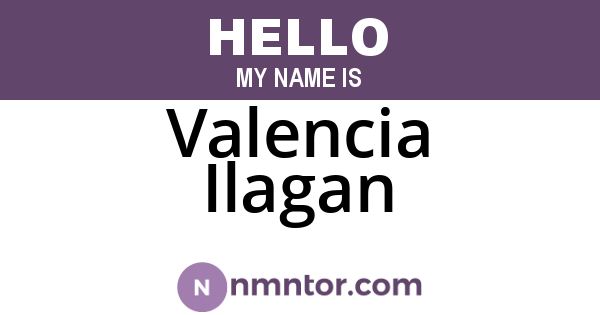 Valencia Ilagan