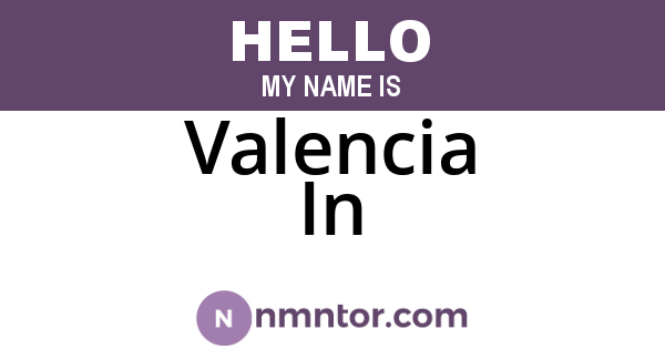 Valencia In