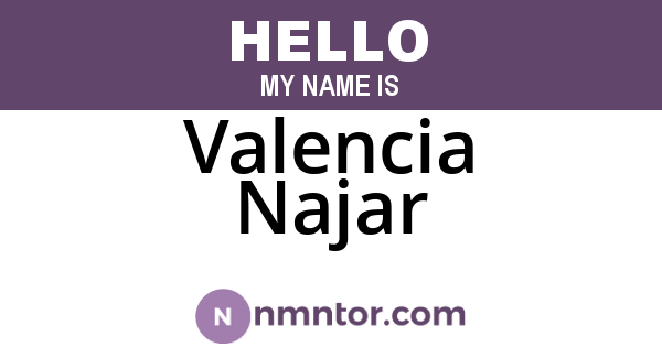 Valencia Najar