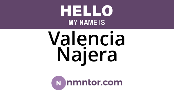 Valencia Najera