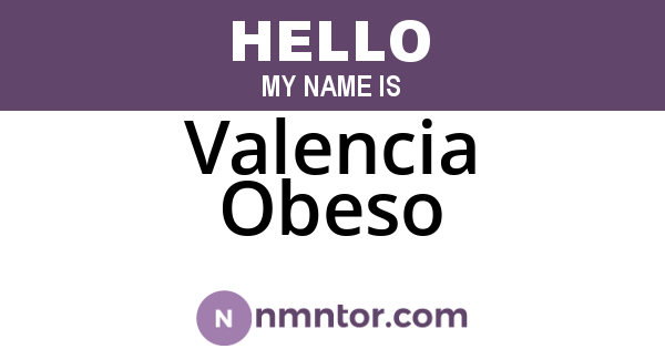 Valencia Obeso