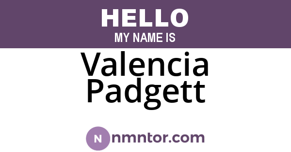 Valencia Padgett