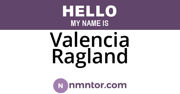Valencia Ragland