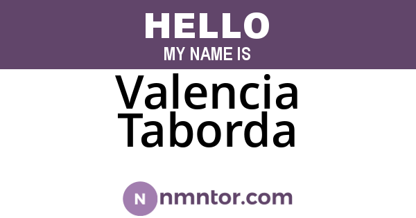 Valencia Taborda