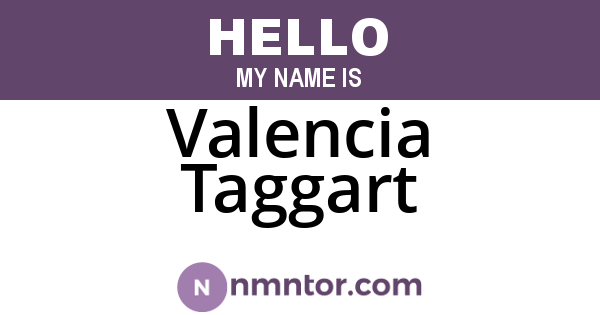 Valencia Taggart